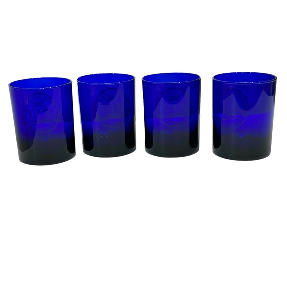 2003 FLORIDA INAUGURAL COMMITTEE FOR BUSH/BROGAN BLUE GLASSES - SET OF 4 - Picture 5 of 6